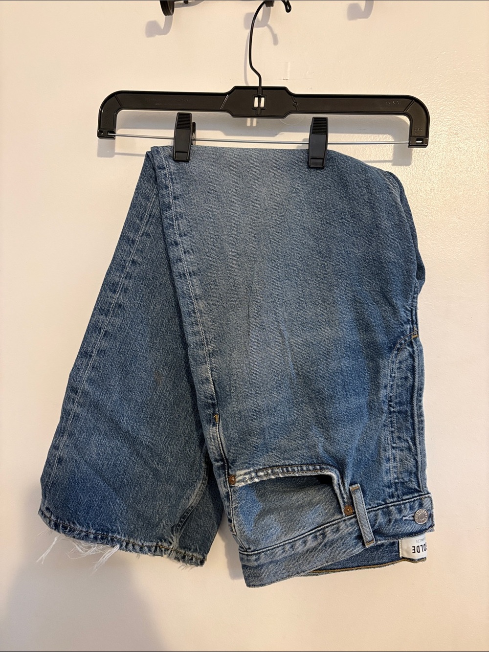 Agolde Riley Button Fly High Rise Crop Jeans 28 - Picture 7 of 8